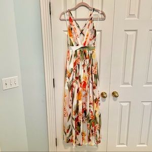 Long Beachy Floral Maxi Dress